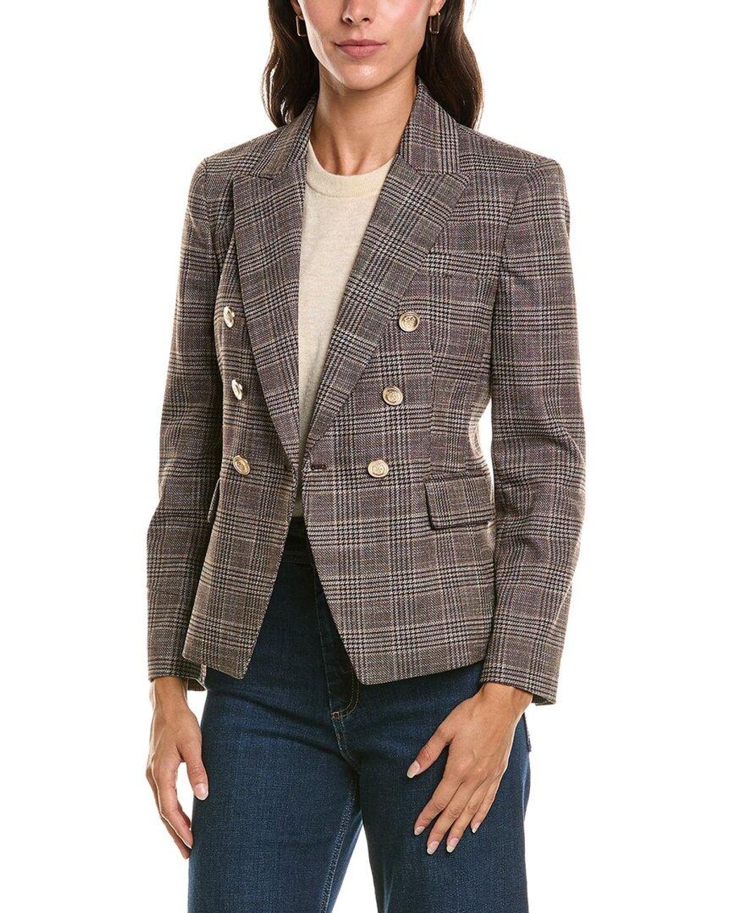 Tahari Gray Petite Blazer