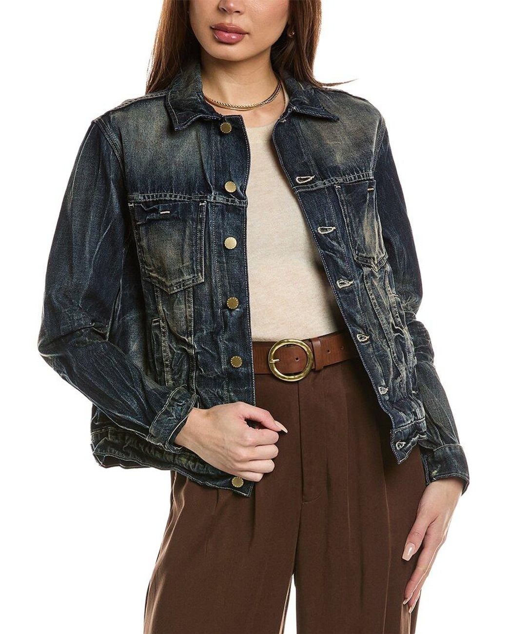 L'Agence Black Mack Oversized Jacket