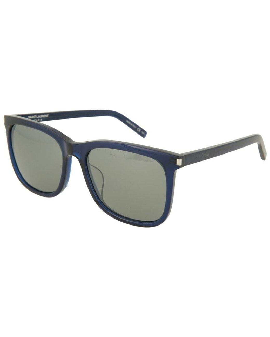 Saint Laurent Gray Sl116k 58mm Sunglasses