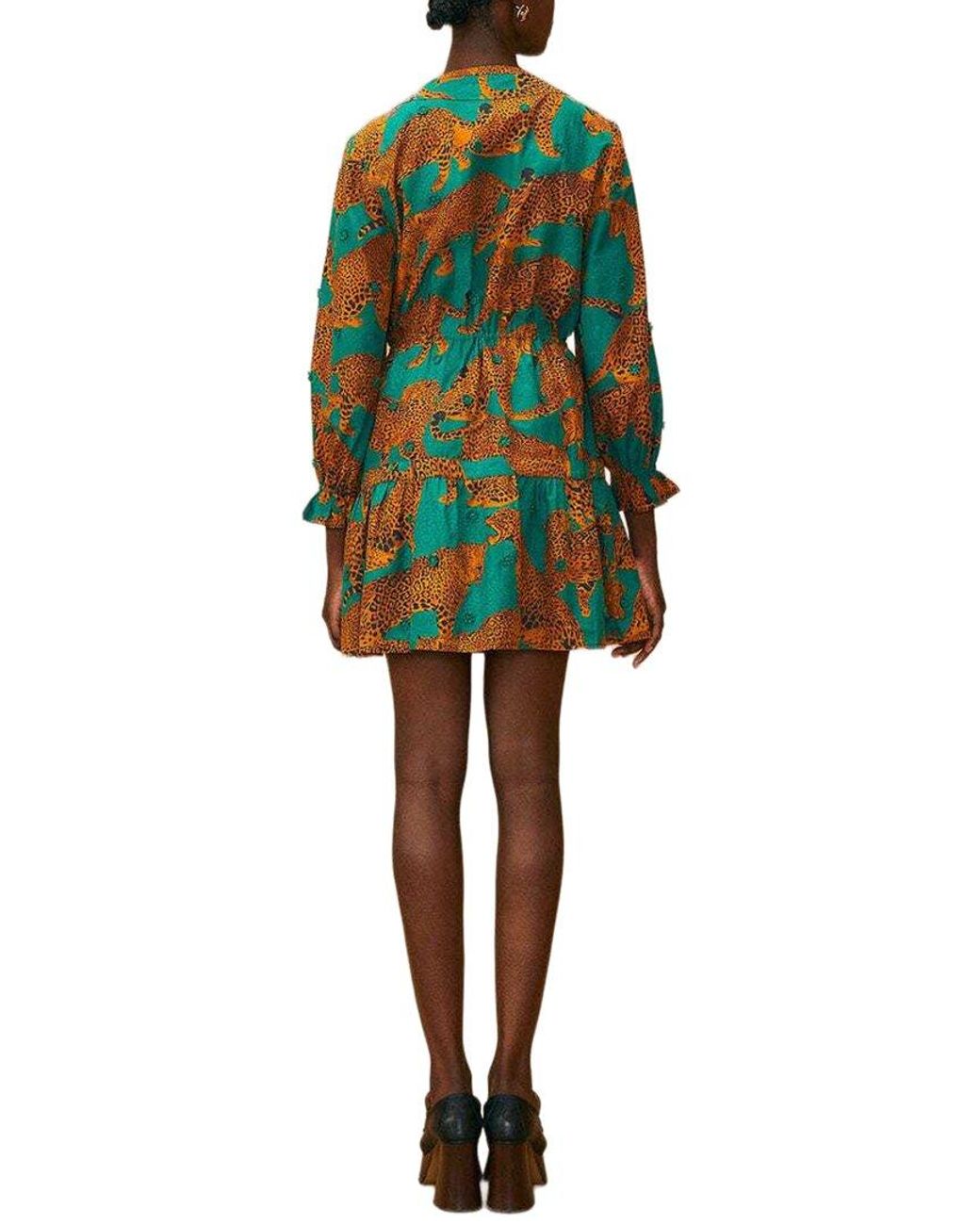 Farm Rio Green Mini Dress