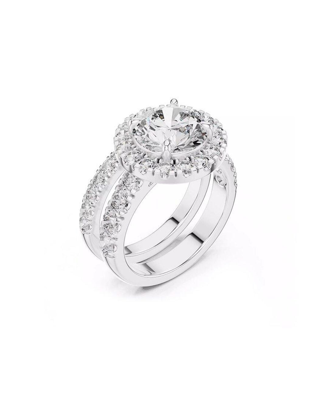 Lab Grown Diamonds White 14K.00 Ct. Tw. Lab-Grown Diamond Ring