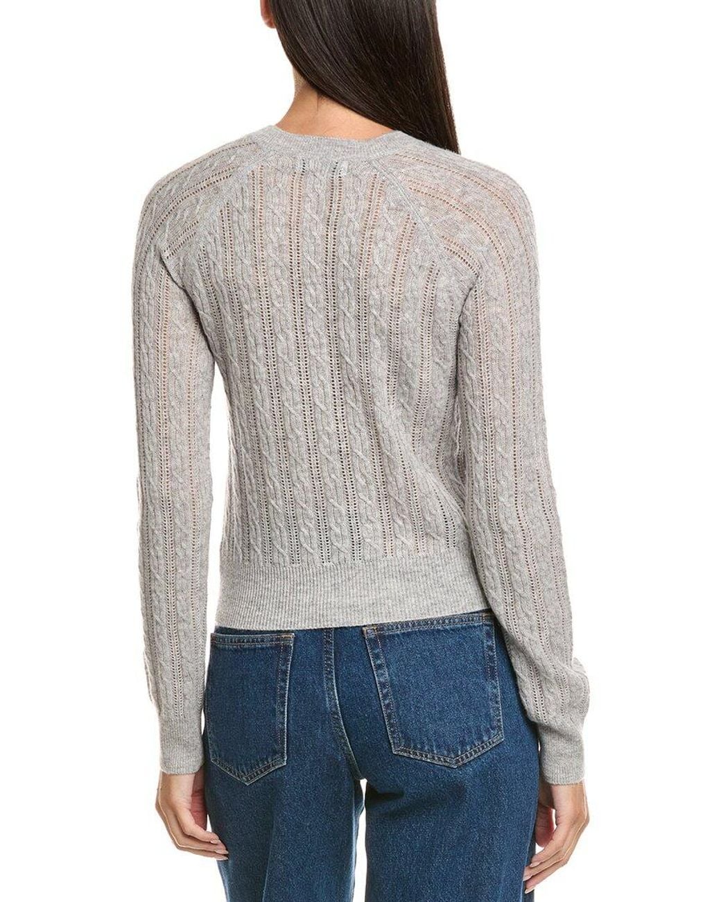 NAADAM Gray Wool & Cashmere-Blend Sweater