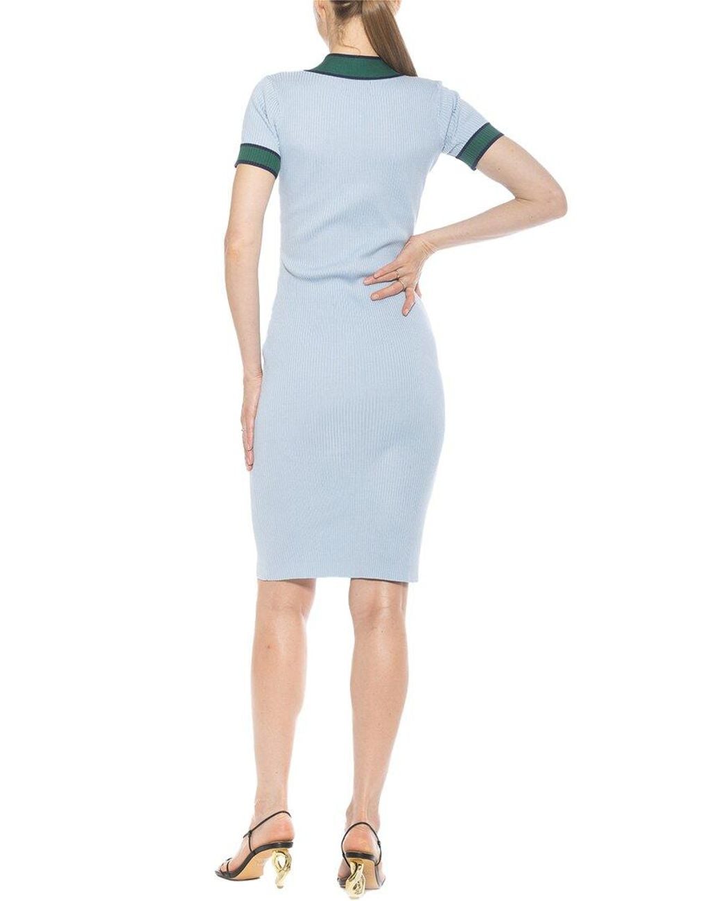 Alexia Admor Blue Otto Knit Dress