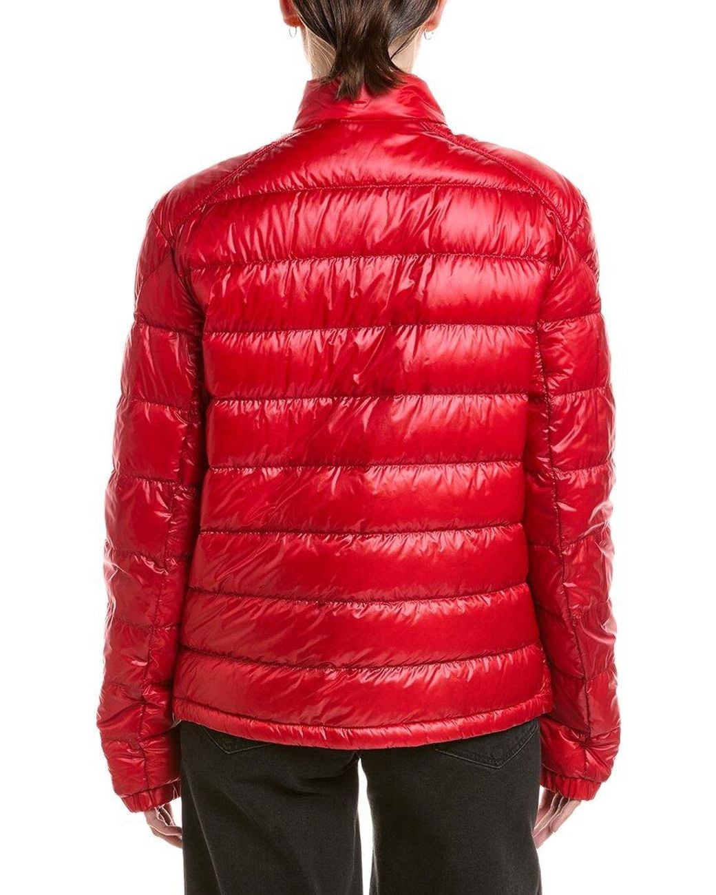 Moncler Red Selves Short Down Jacket for men