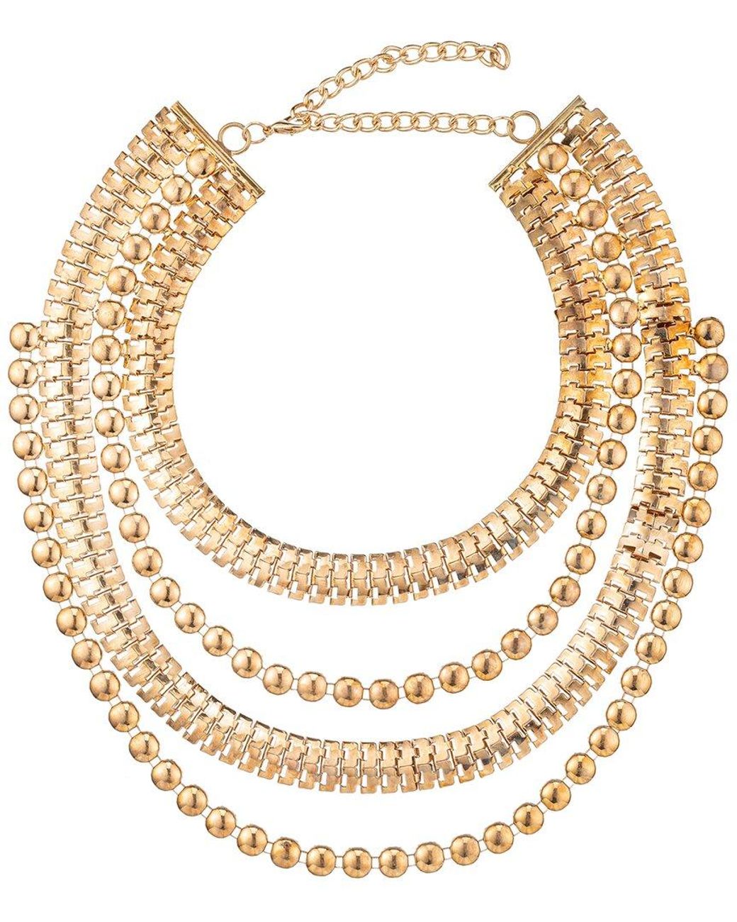 Eye Candy LA Metallic The Luxe Collection Boho Chic Layered Necklace