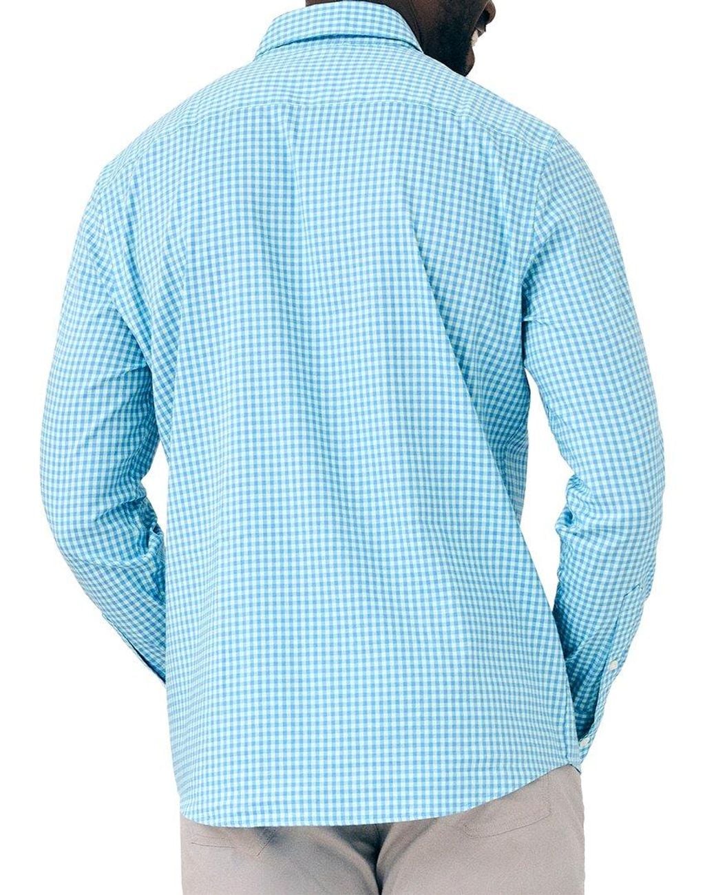 Faherty Brand Blue The Movement Shirt for men