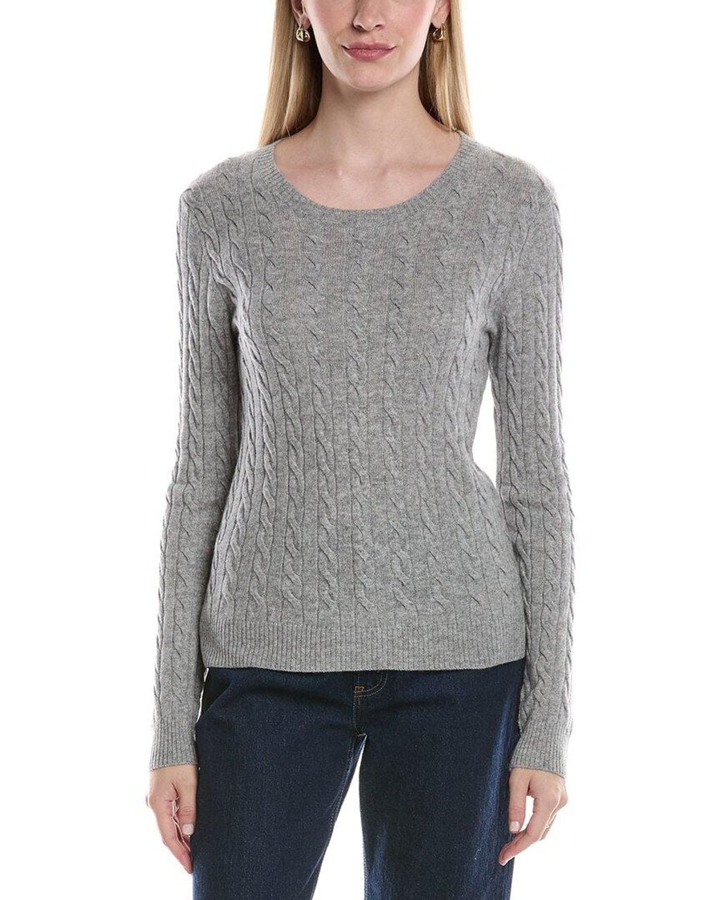 Maison Heritage Gray Raphaelle Cashmere Sweater