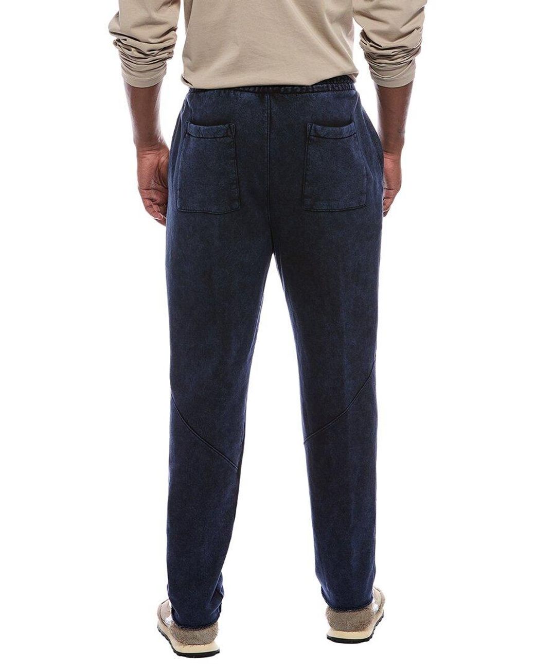 ATM Blue French Terry Pigment Wash Pant for men