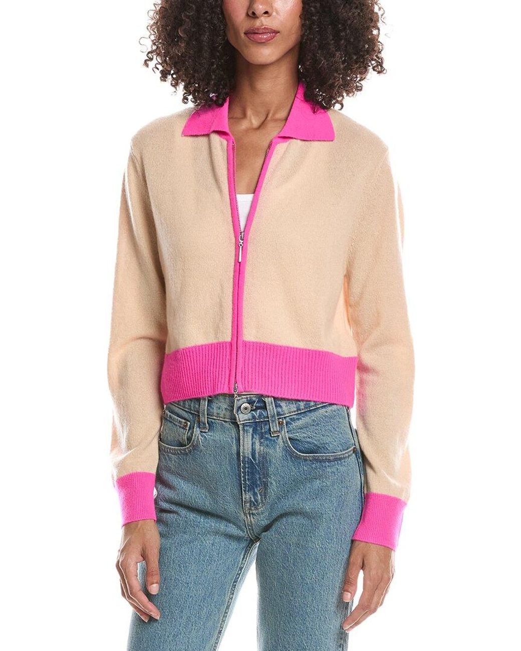 Brodie Cashmere Red Katy Color 100% Cashmere Jacket