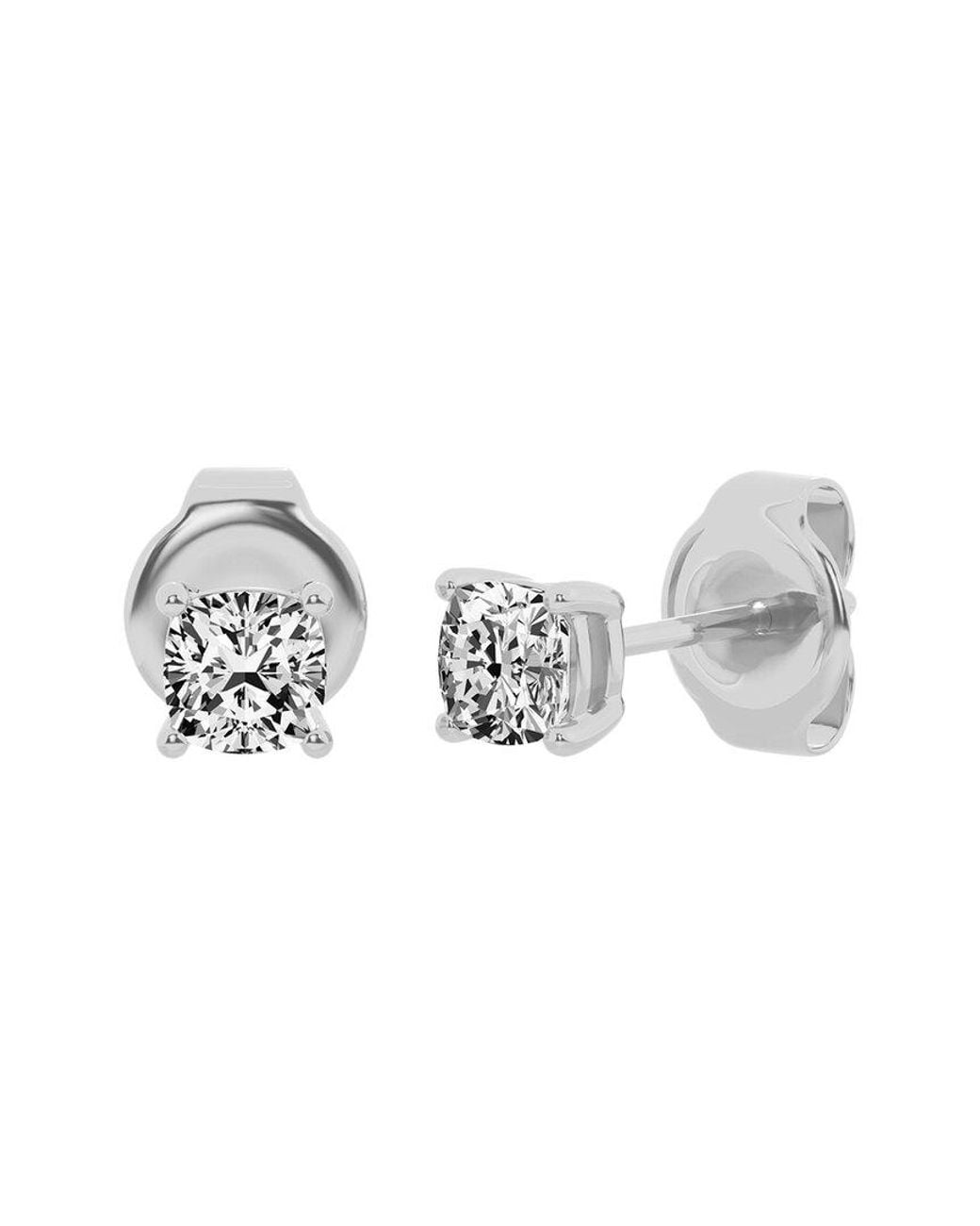 Lab Grown Diamonds Metallic 14K 1.00 Ct. Tw. Lab-Grown Diamond Studs