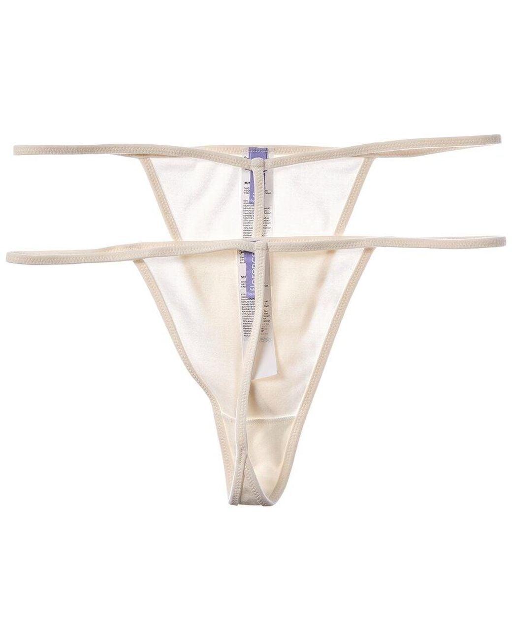 Florence By Mills White 2pk String Thong