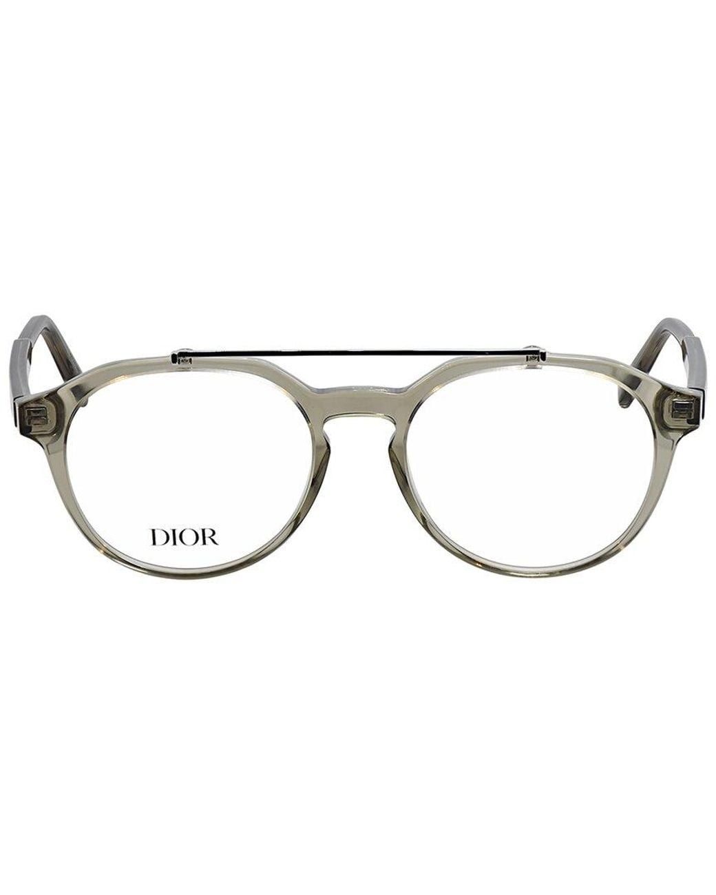 Dior Metallic Botanica 51Mm Optical Frames for men