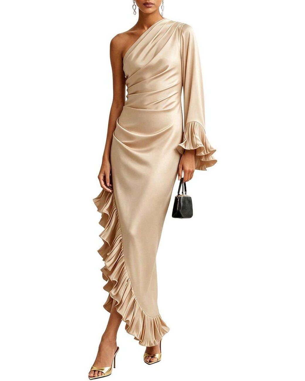 Dilireba Natural Maxi Dress