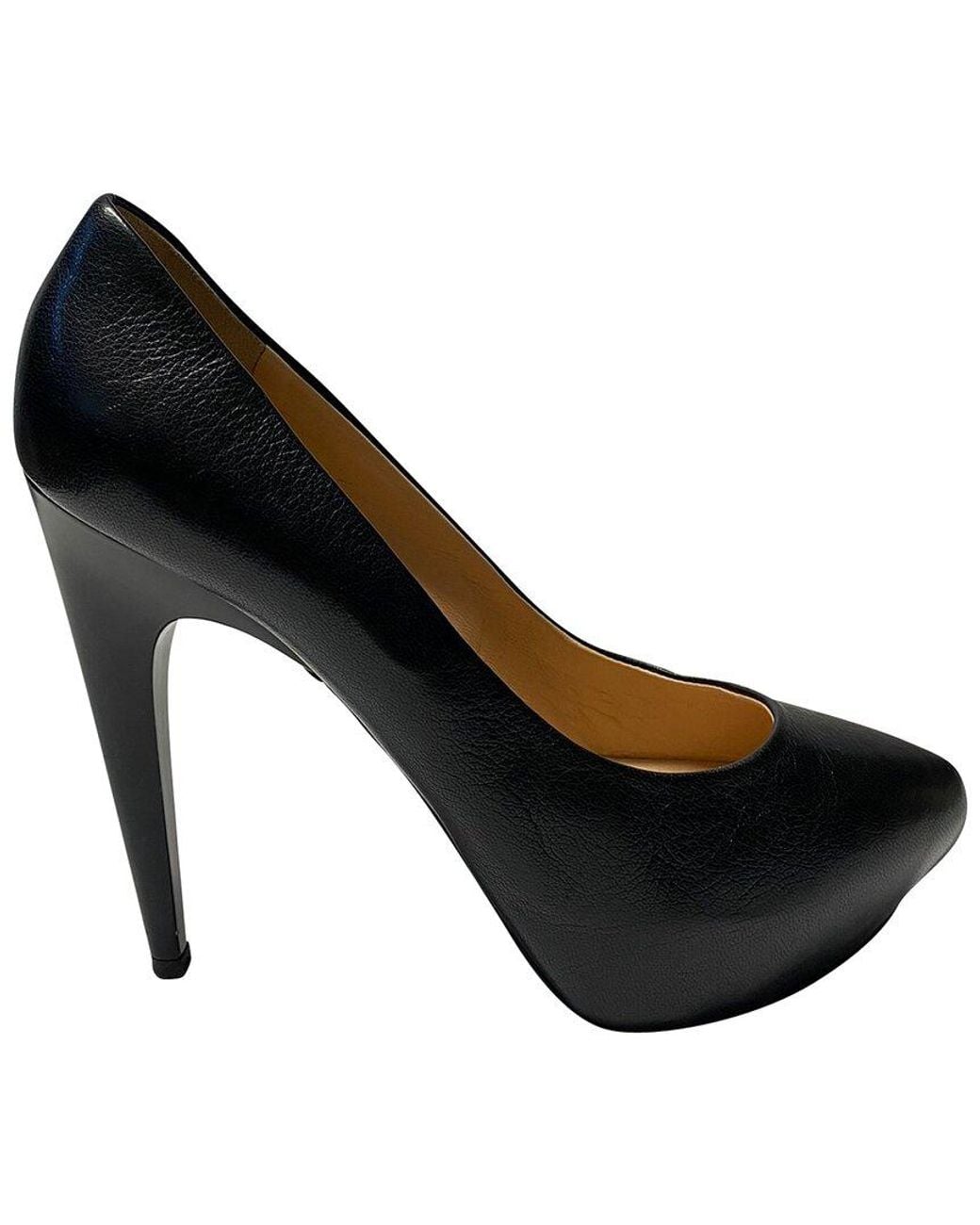 Giuseppe Zanotti Black Leather Platform Pump (Authentic Pre-Loved)