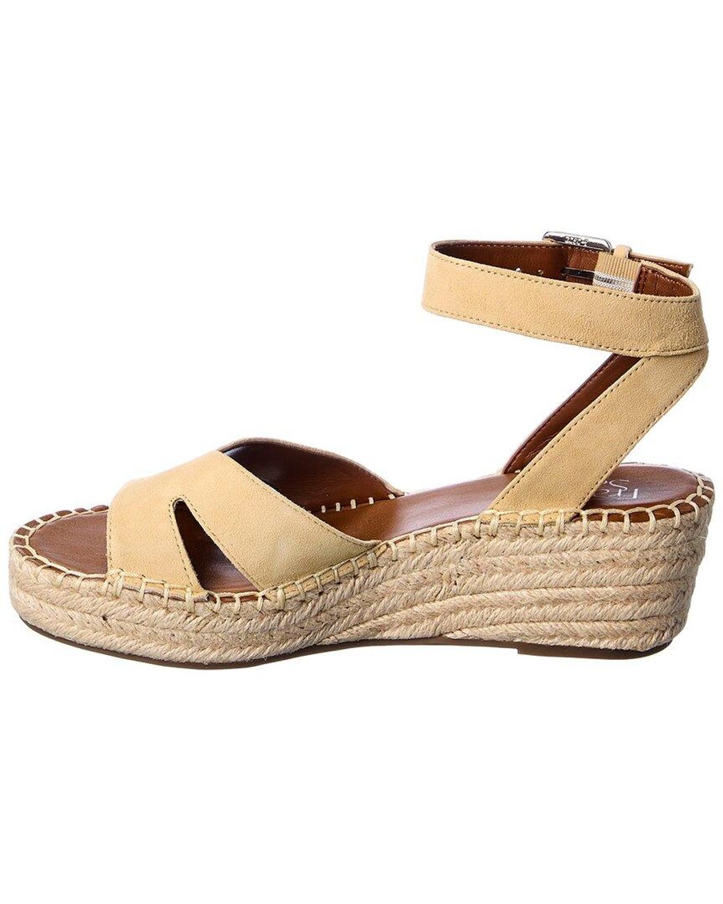 Franco Sarto Pellia Suede Wedge Sandal 