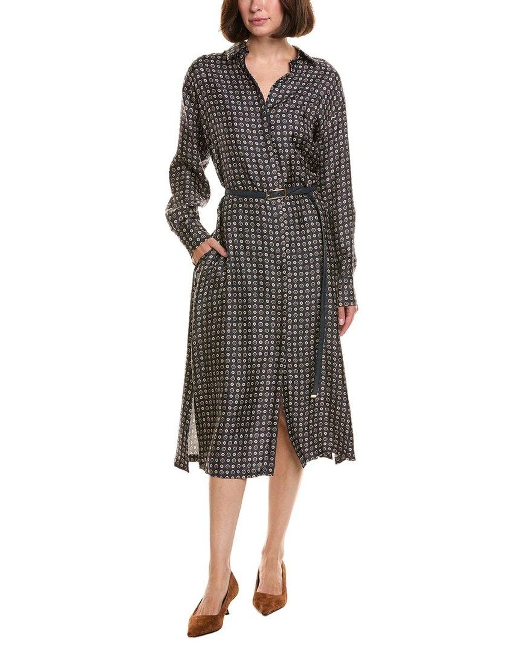 Max Mara Black Mister Silk Dress