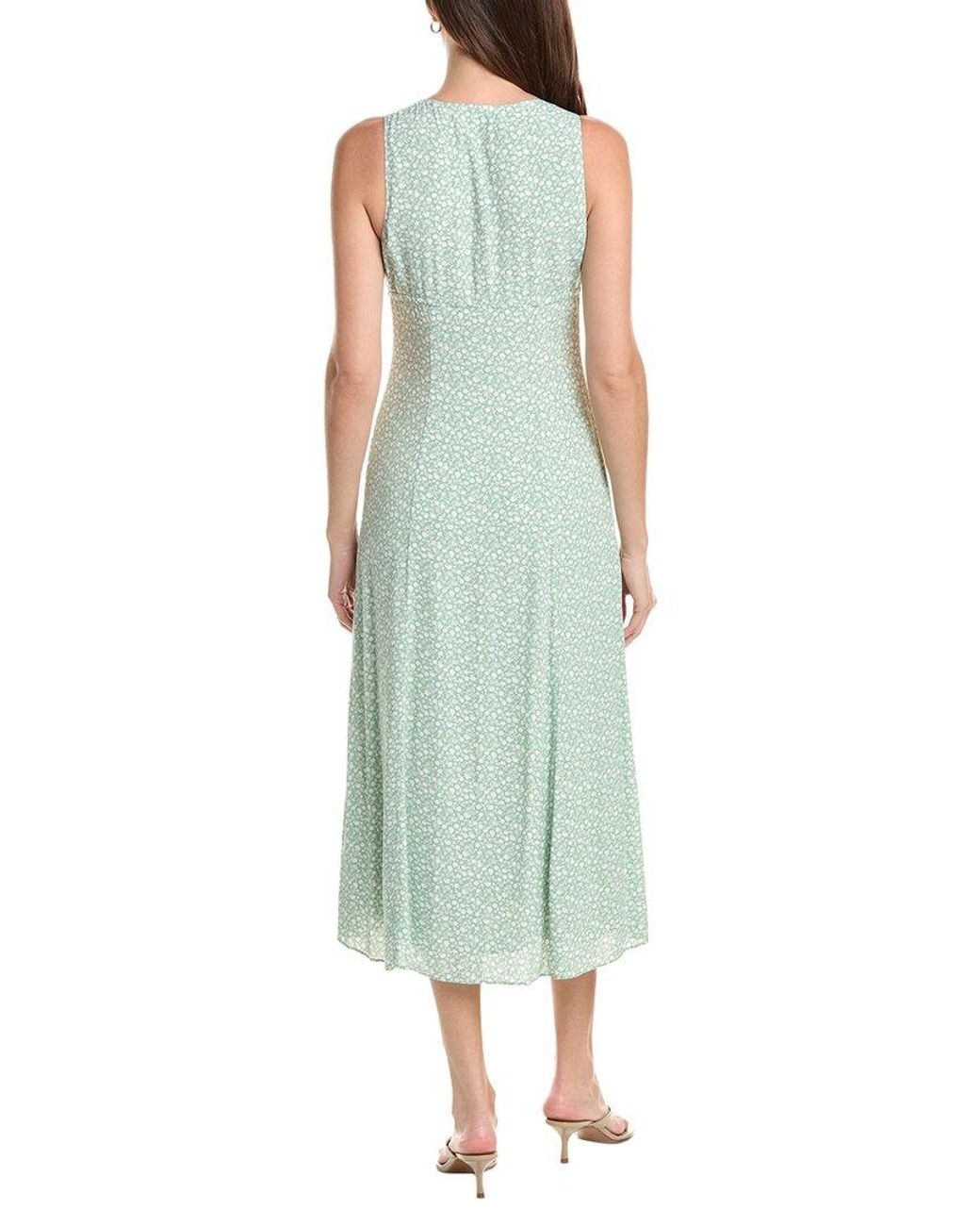 Seraphin Green Midi Dress