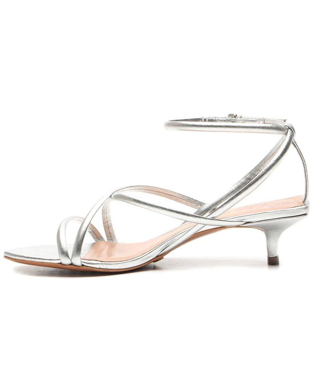 Vicenza Metallic Luxemburgo Leather Sandal