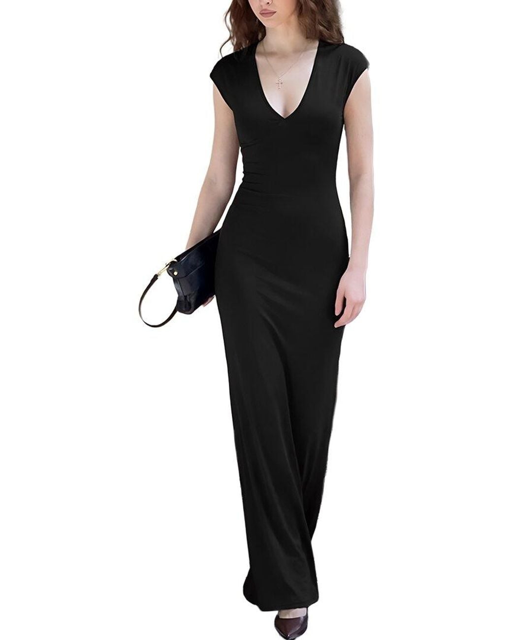LEBRIN ATELIER Black Maxi Dress