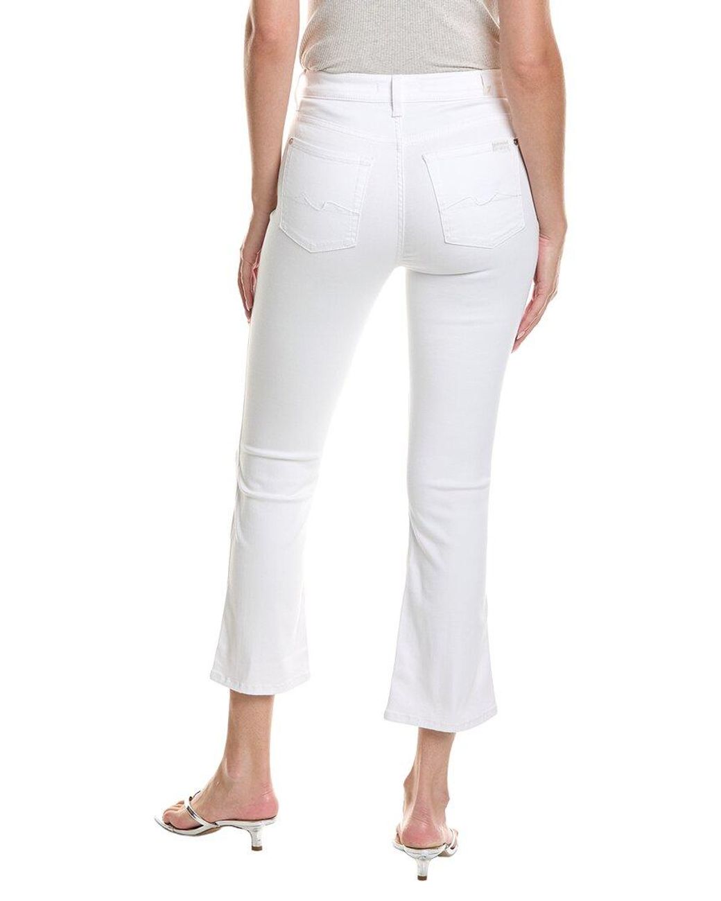 7 For All Mankind Blue Slim Casablanca Kick Flare Jean