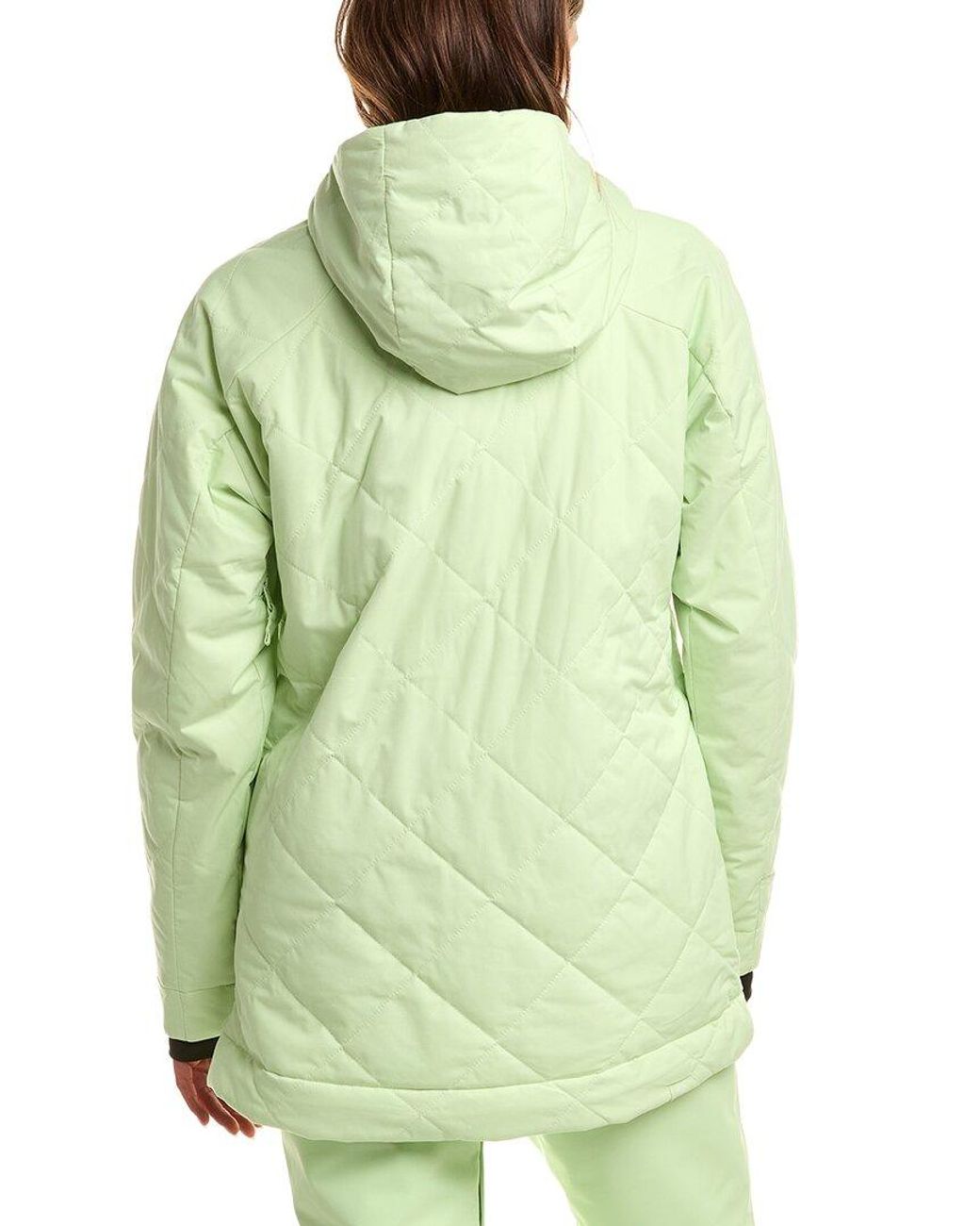 Roxy Green Radiant Lines Overhead Snow Jacket