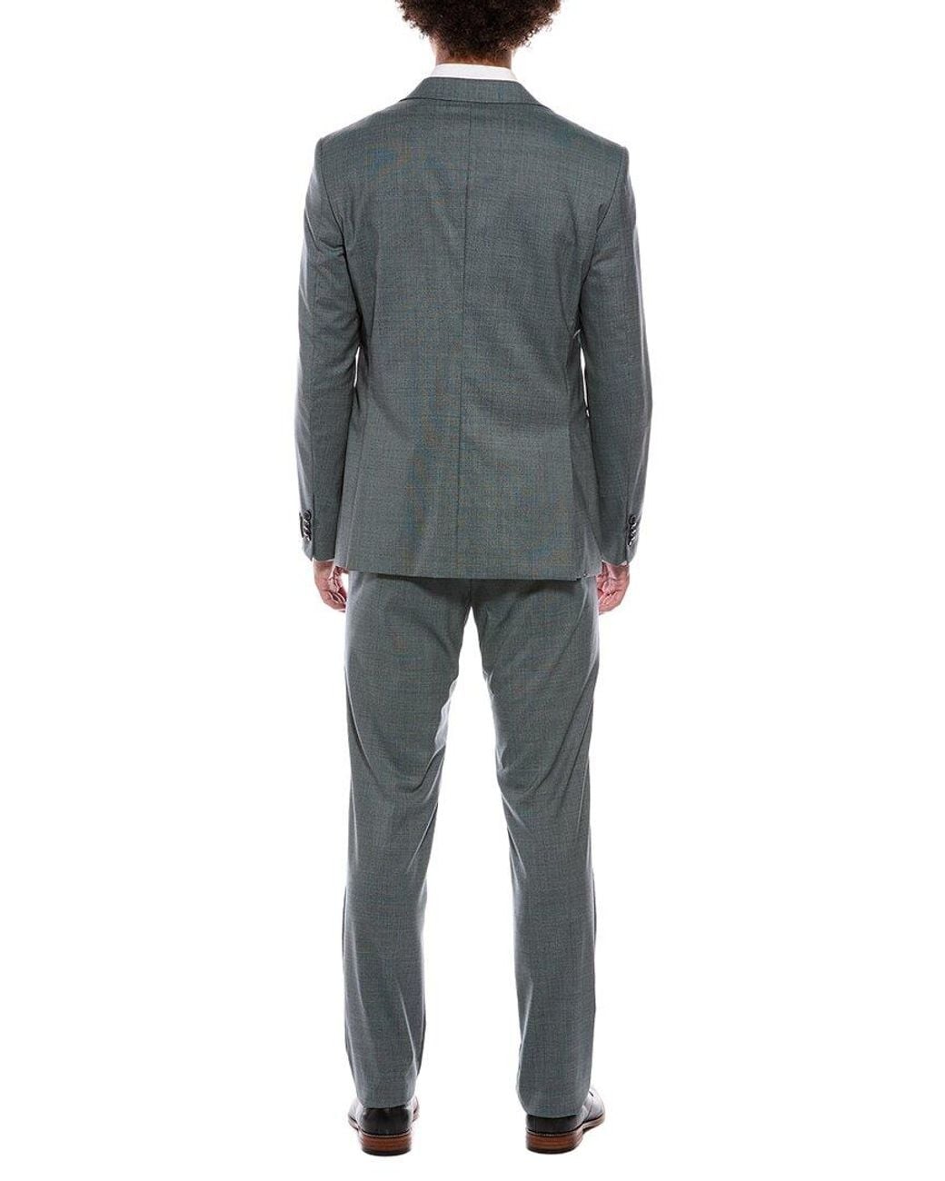 John Varvatos Gray Star U.S.A. 2Pc Bleeker Wool Suit for men