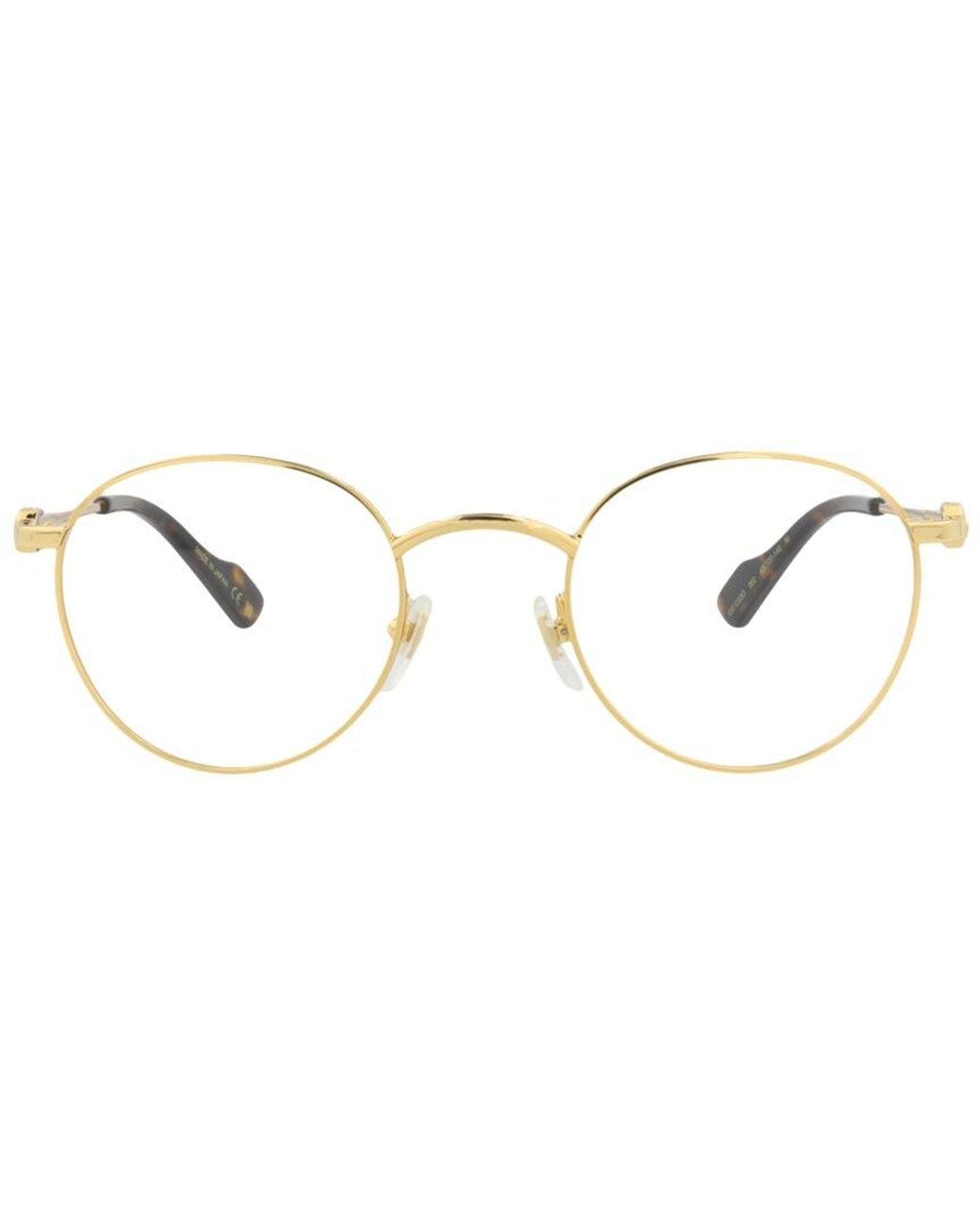 Gucci Metallic 48Mm Optical Frames for men