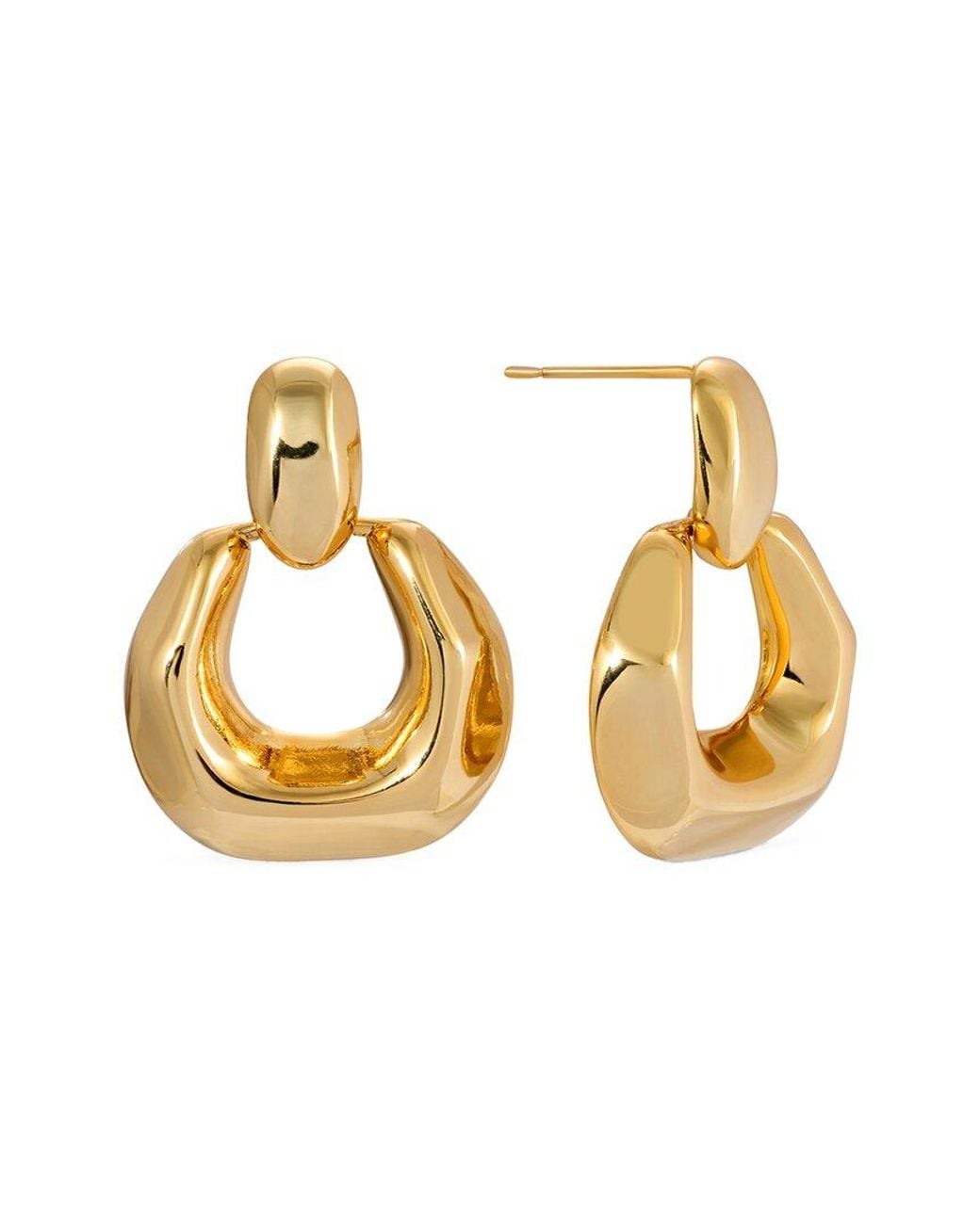 Eye Candy LA Metallic Drop Earring