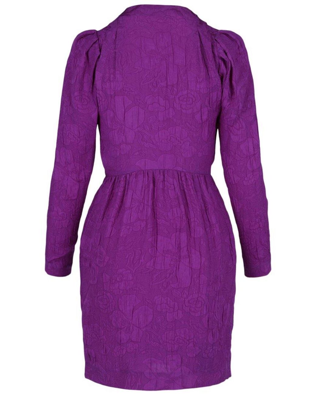 Stella McCartney Purple Jaycee Silk Dress