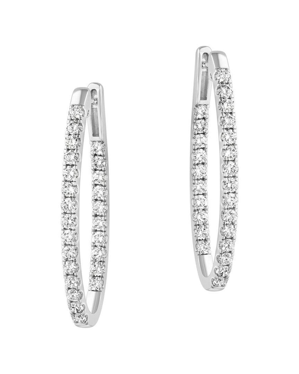 Effy Fine Jewelry White 14K 1.96 Ct. Tw. Lab-Grown Diamond Earrings
