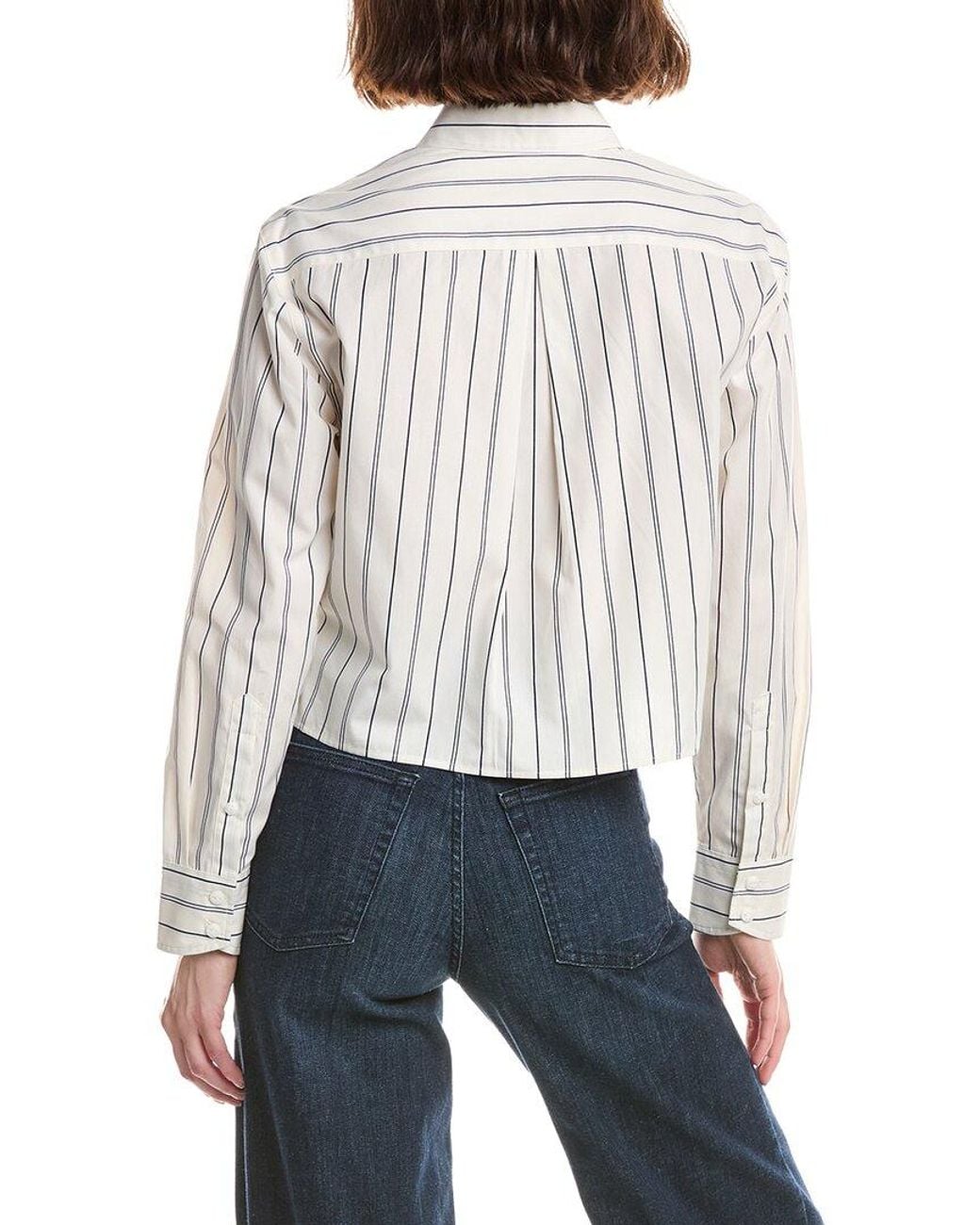Rag & Bone White Mina Multi Stripe Shirt