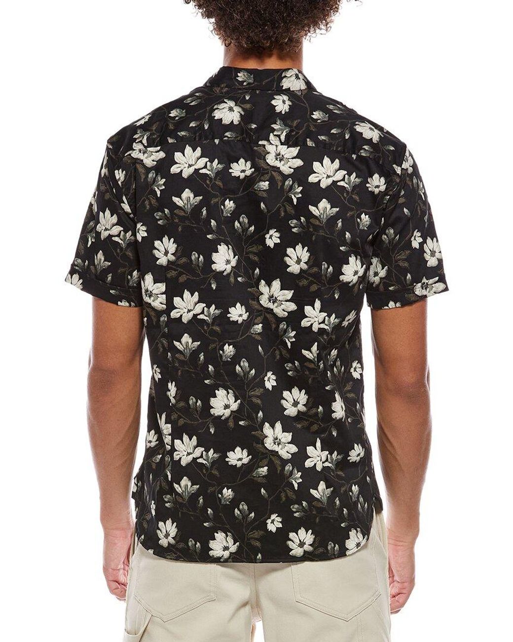John Varvatos Black Loren Slim Fit Sport Shirt for men