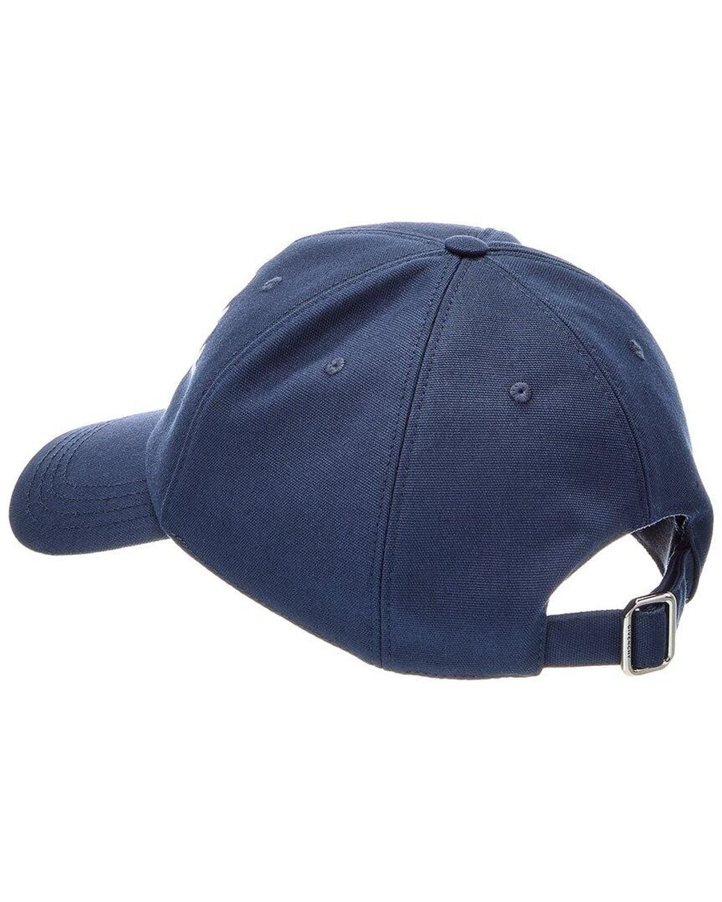 Givenchy Blue Curved Cap for men