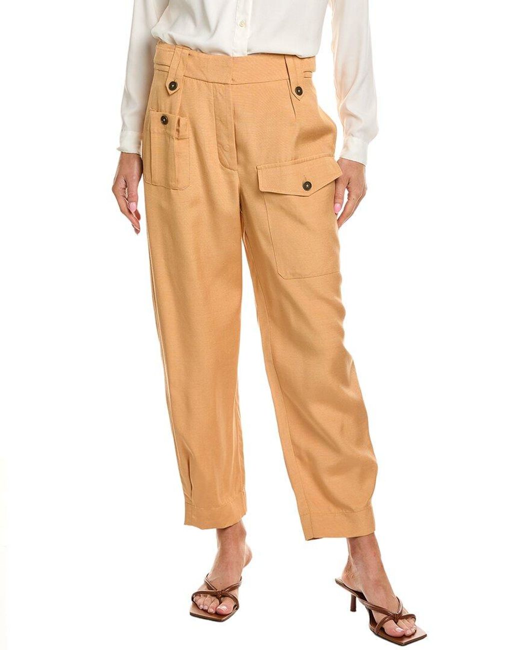 Reiss Natural Lauren Cargo Tapered Trouser