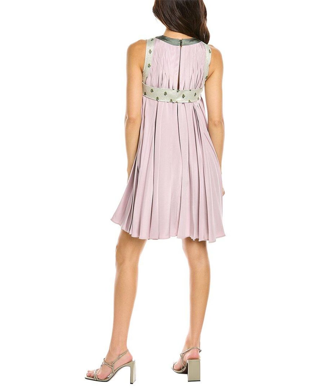Valentino Multicolor Silk Mini Dress