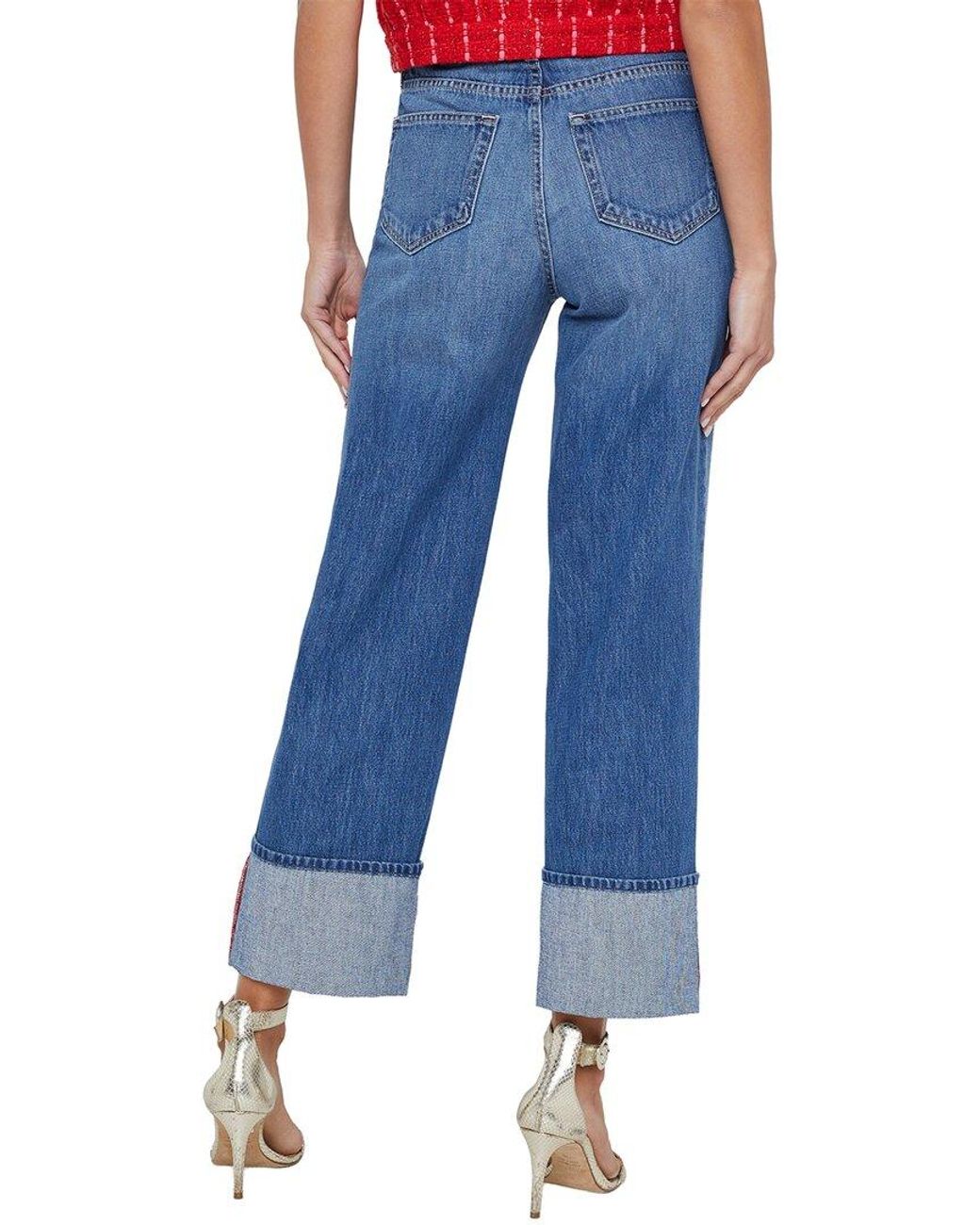L'Agence Blue Leighton Pant