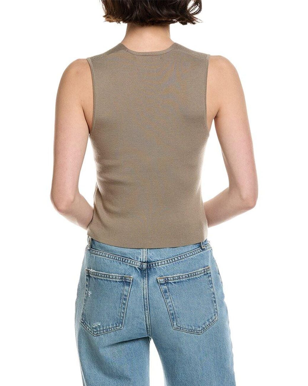 Rag & Bone Blue Elly Wool-blend Vest