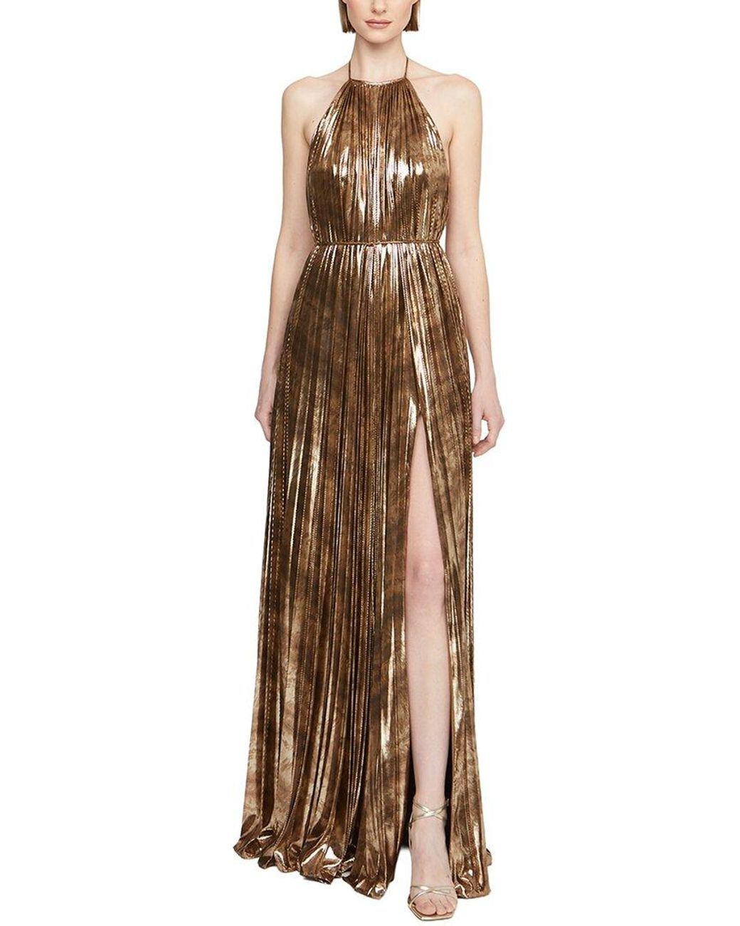 Halston Heritage Natural Maxine Gown