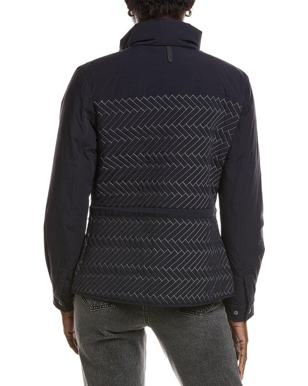 Mackage Black Kabira Wool-blend Down Jacket