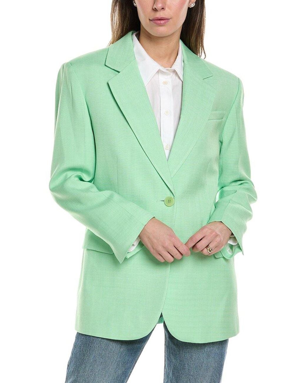 Sandro Green Suit Blazer