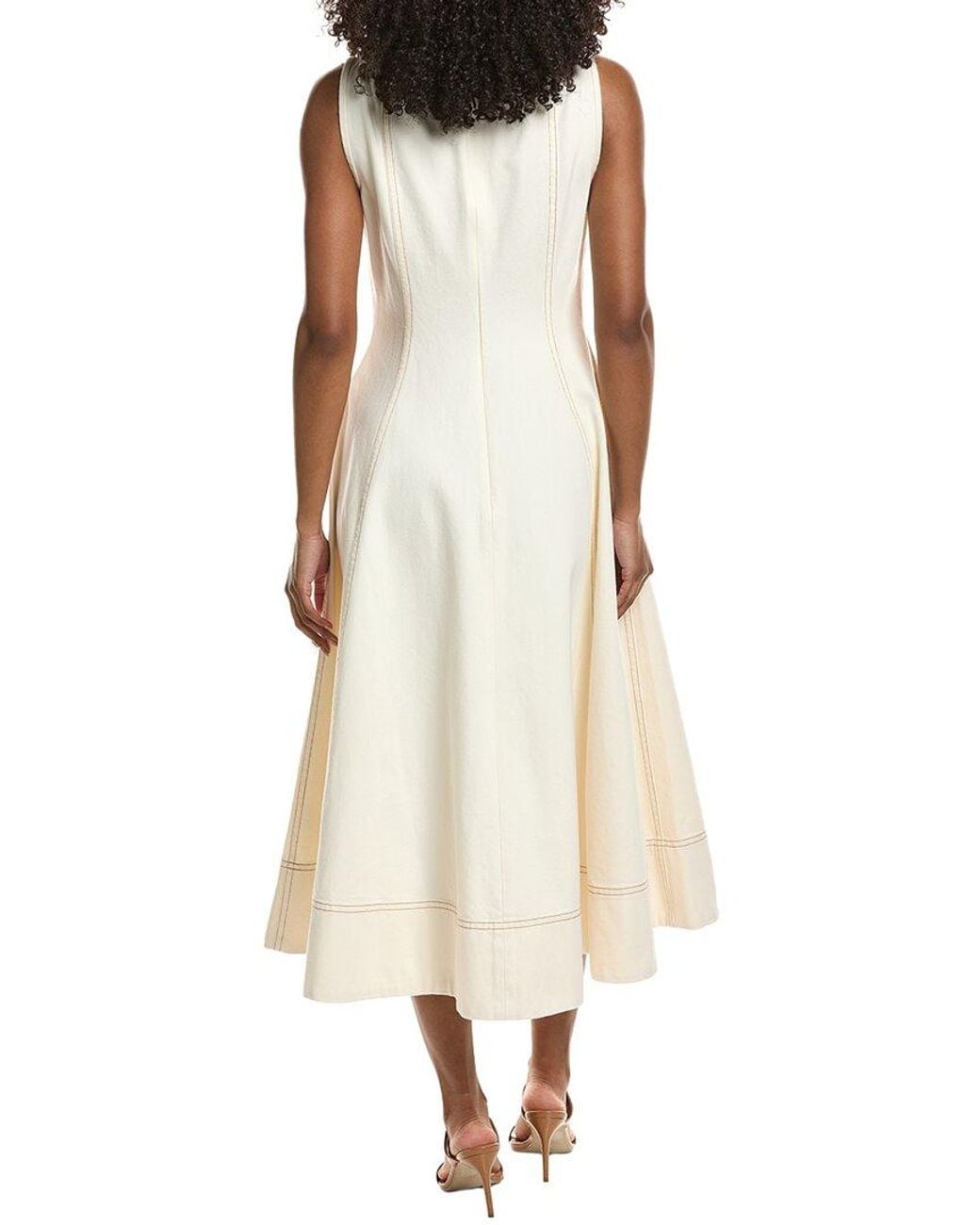 Toccin Natural Tia Midi Dress