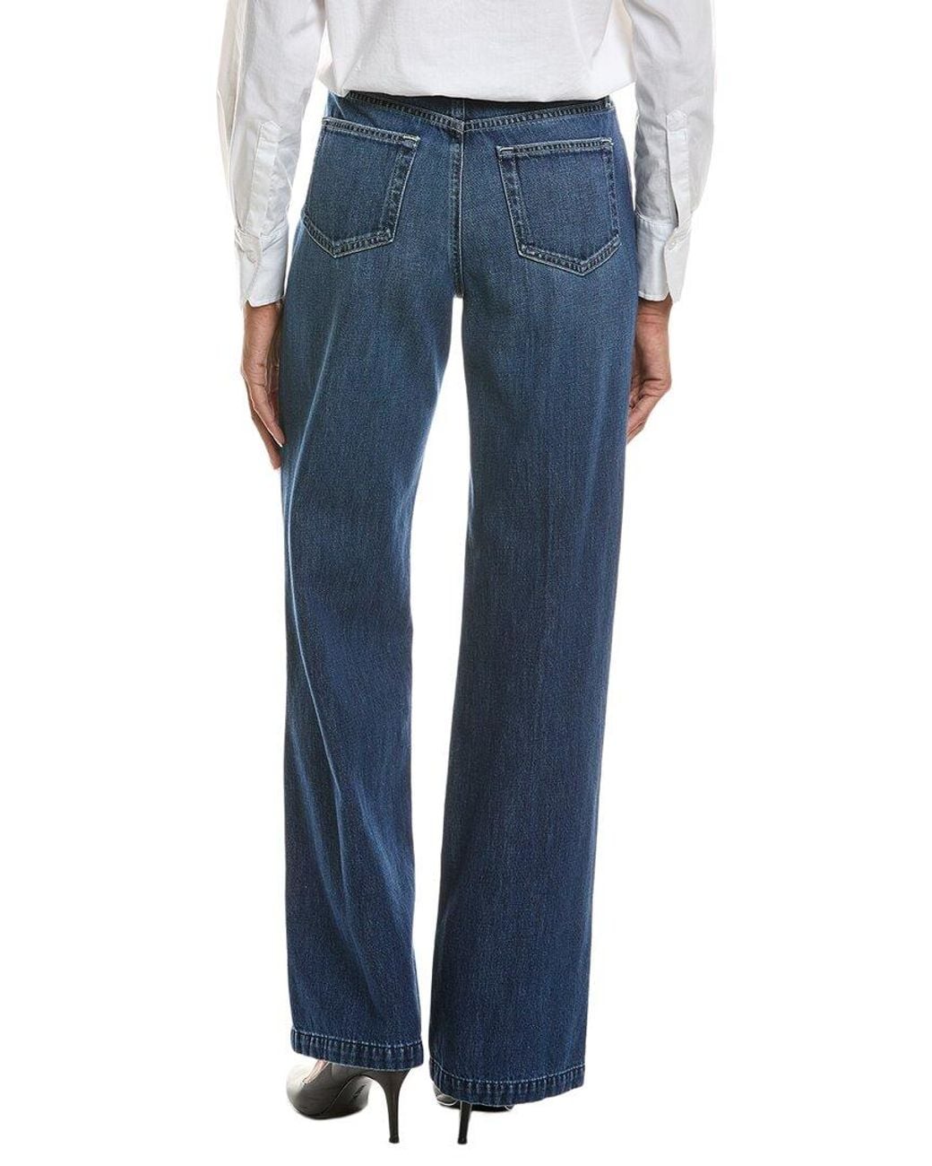L'Agence Green Clayton High-Rise Wide Leg Jean
