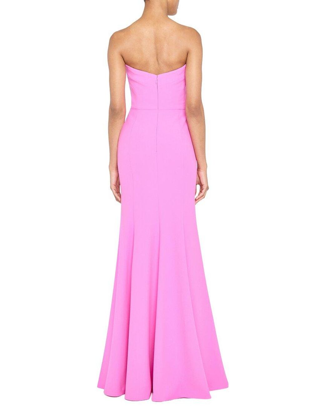 THEIA Pink Sunny Gown
