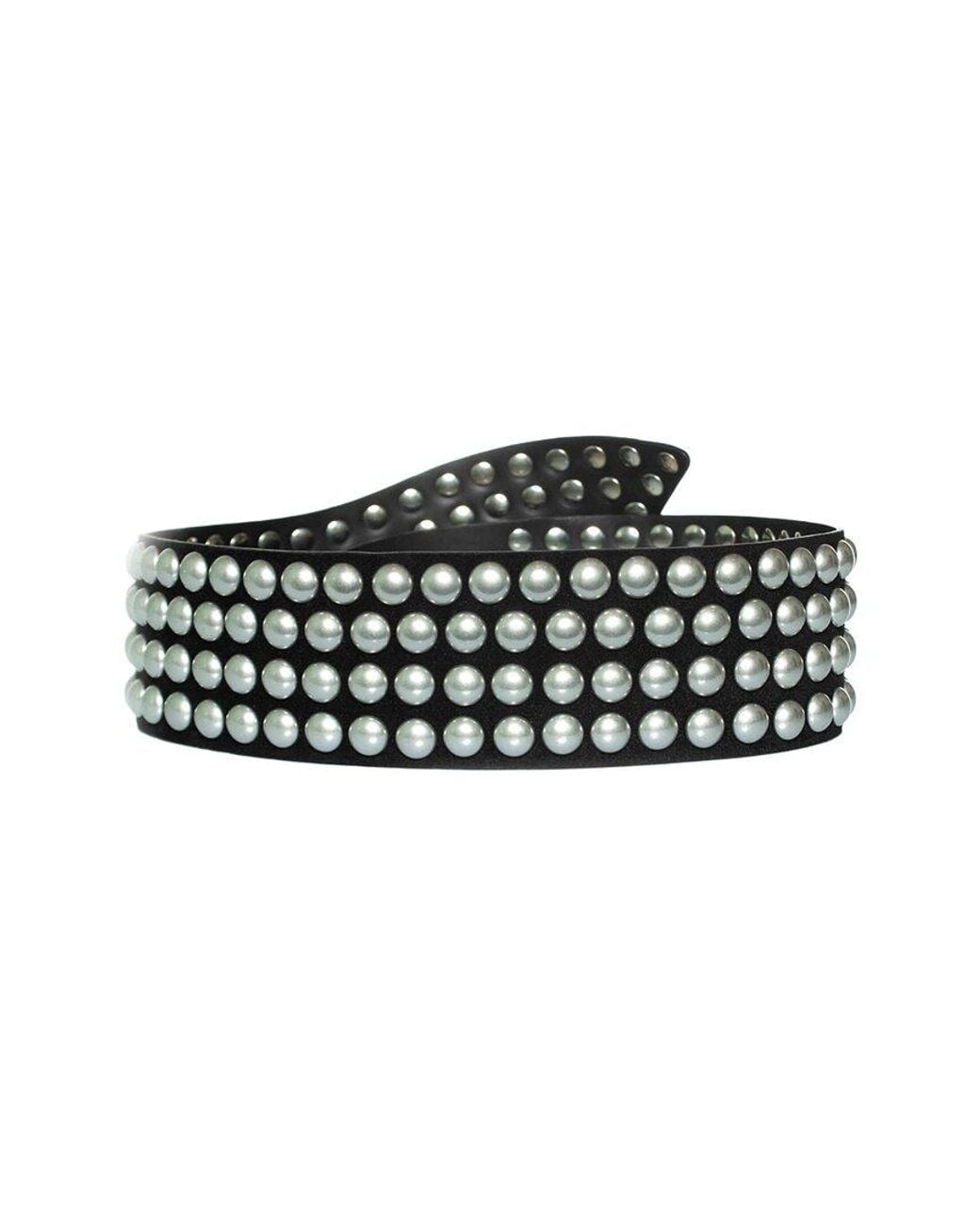 Isabel Marant Black Lona Studded Waist Belt (Authentic Pre-Loved)