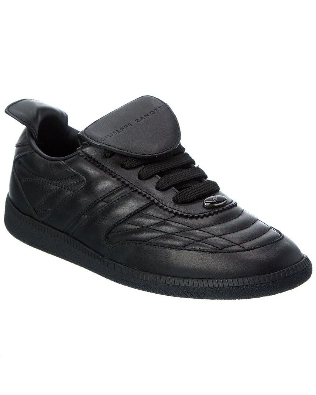 Giuseppe Zanotti Black Orei Leather Sneaker