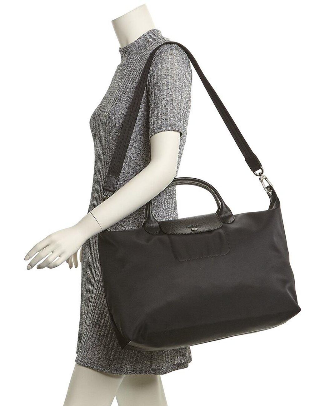 longchamp le pliage medium black