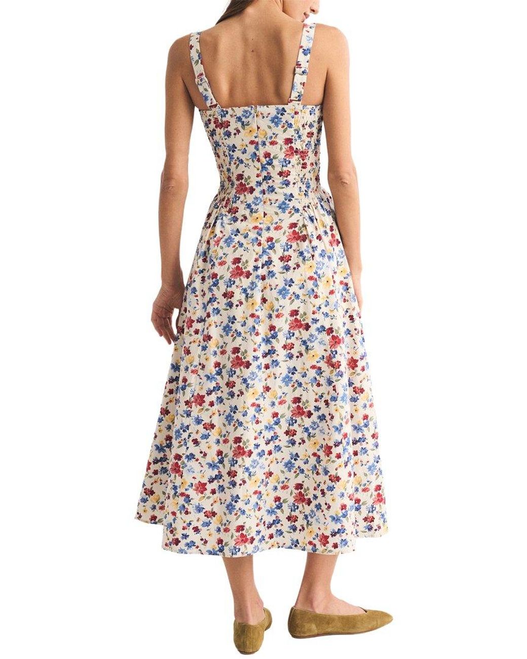 LOEY White Midi Dress