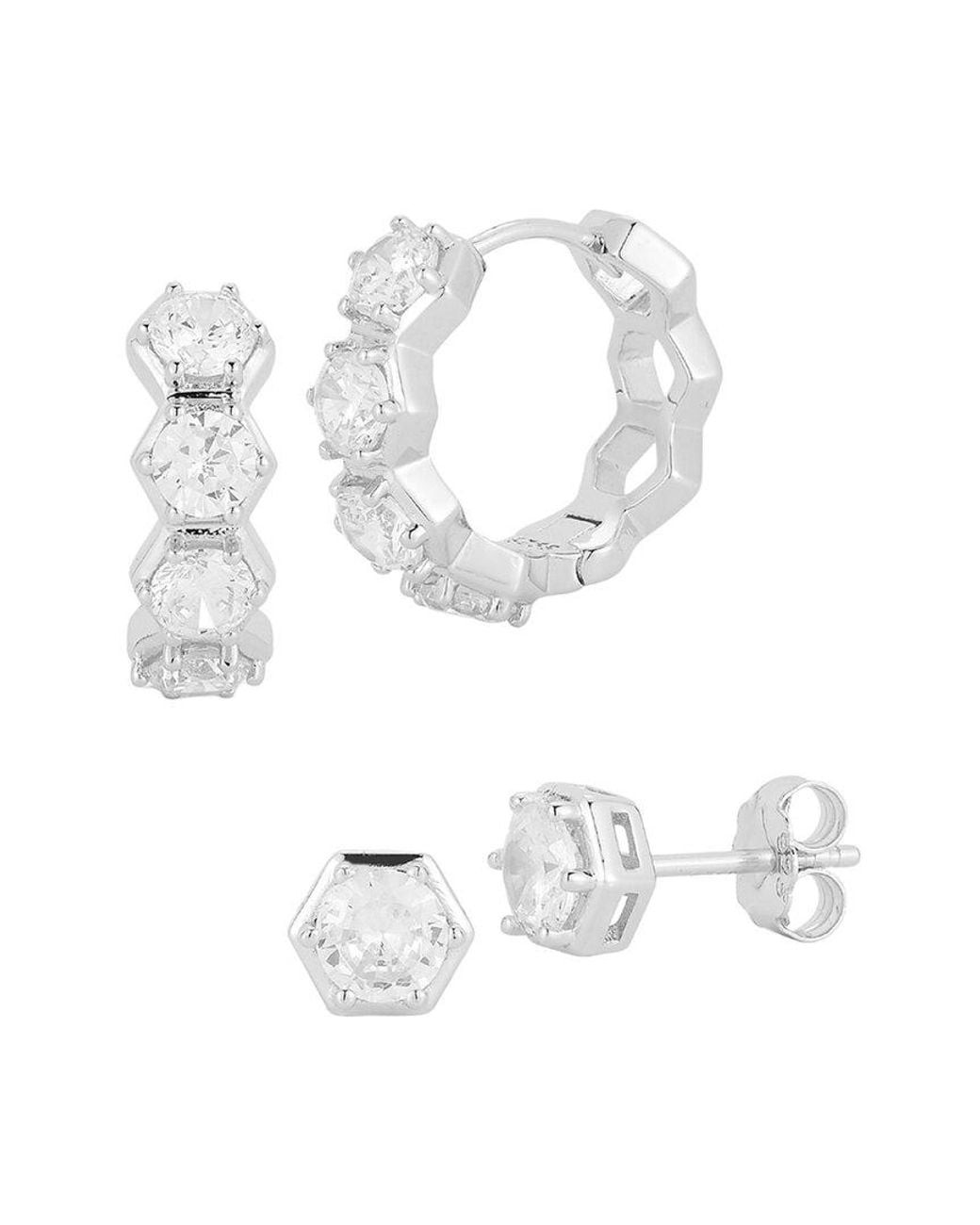 Glaze Jewelry White Cz Earrings