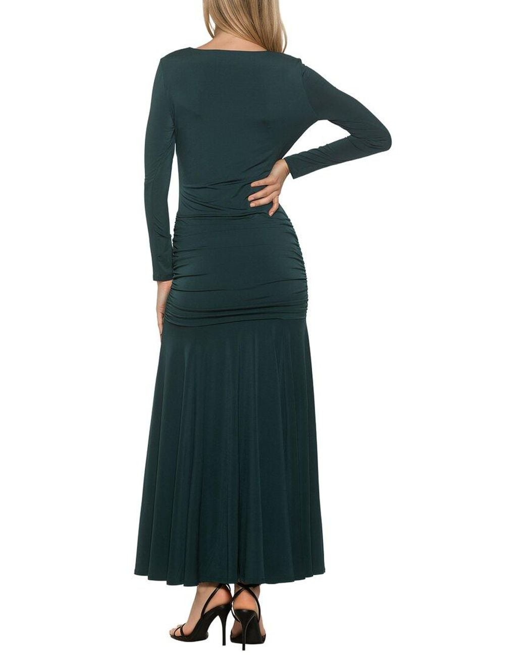 Alexia Admor Green Aurelian A-Line Dress