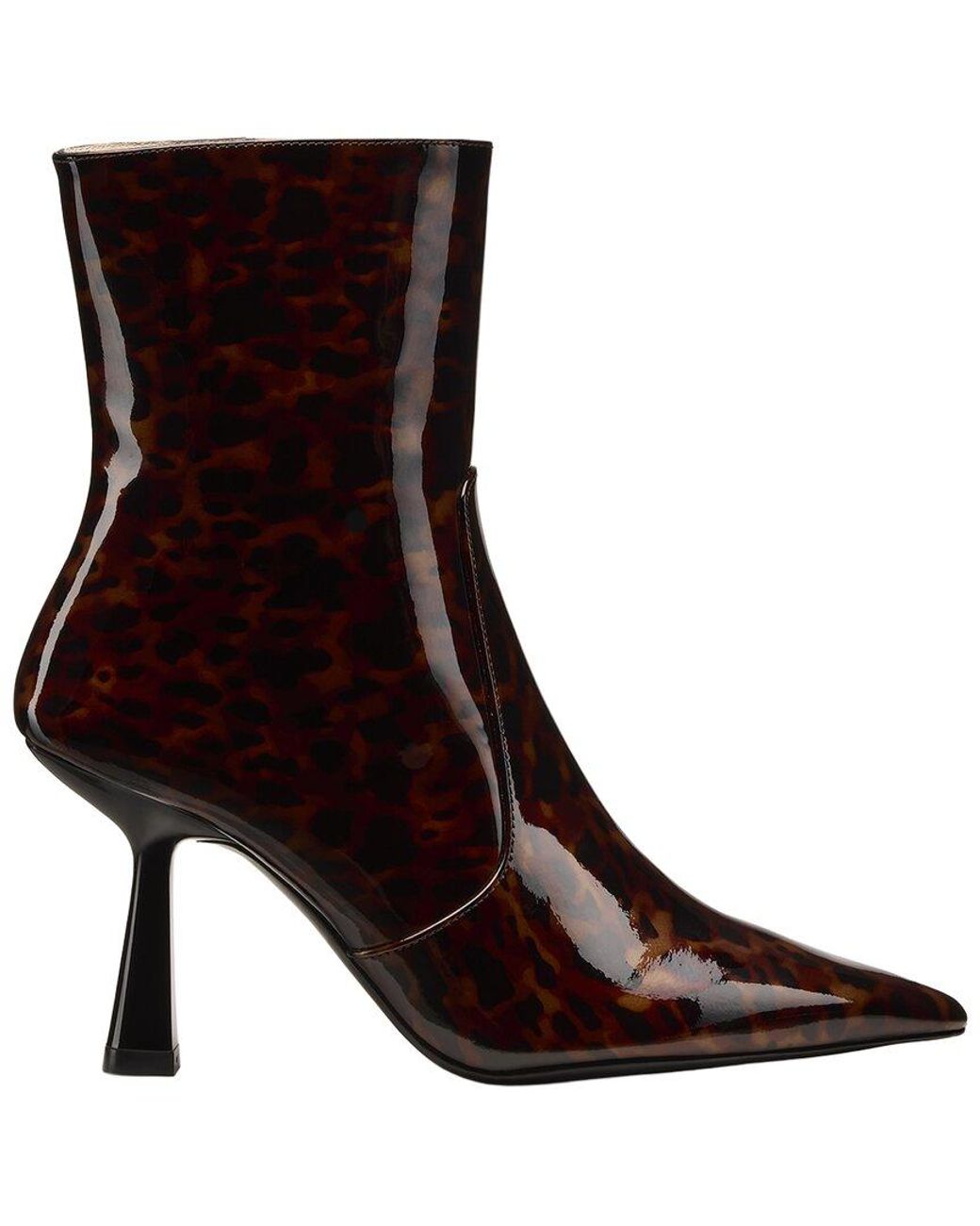 Stuart Weitzman Brown Stuart Supersculpt Zip Bootie 85